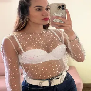 blusa perlas
