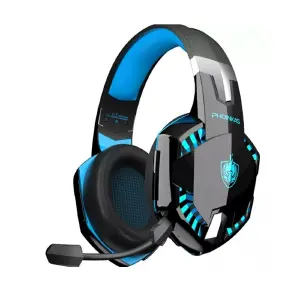 Audifono Gamer Usb Microfono LED Azul