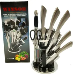 Set Juego Cuchillos 9 Piezas Winsor Acer