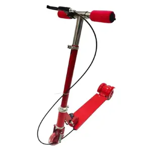 Patineta Sencilla Metalizada Rojo