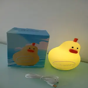 Lámpara De Silicona Nocturna Para Niños