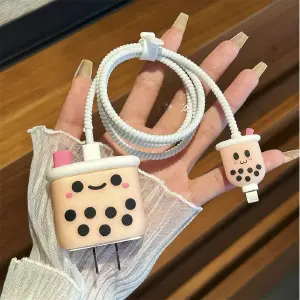 PROTECTOR DUO CON RESORTE PARA IPHONE