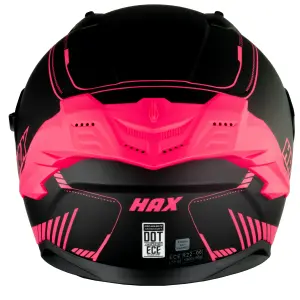CASCO OBSIDIAN SOLID NEGRO ROSADO MATE