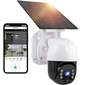 1x Cámara PTZ Solar