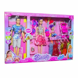 Muñeca Muñeco Familia Juguete Niñas Vest