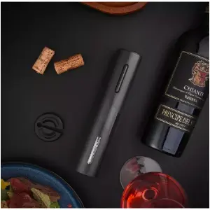 Kit  Eléctrico Descorchador De Vino