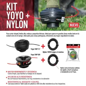 Kit Yoyo Para Guadaña + 6 Mts de Nylon
