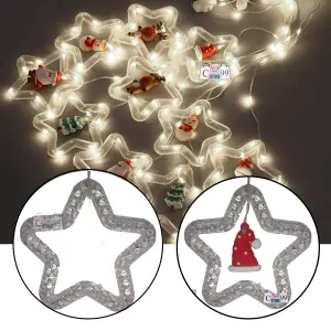 Intalacion Estrellas Y Figuras Navideñas
