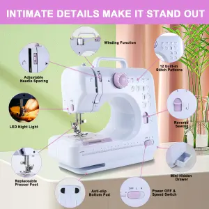 Maquina De Coser De 12 Puntadas "casera"