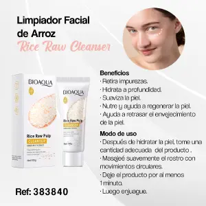 383840-LIMPIADOR FACIAL DE ARROZ