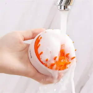 Cepillo silicona para shampoo
