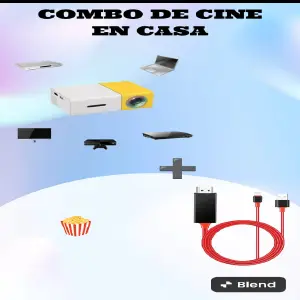 COMBO DE PROYECTOR  + CABLE DE VIDEO