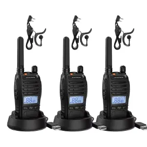 3 Radio Baofeng E88 Negros Gran Alcance