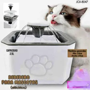 Fuente De Agua Para Perros y Gatos 🐱 🐶
