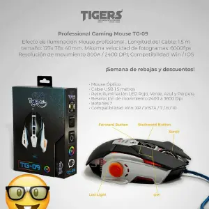 RATÓN PARA JUEGOS DG-09