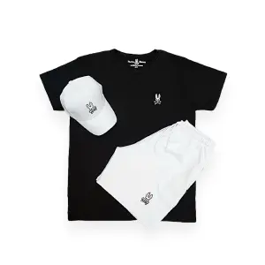 Conjunto PSYCHO B: Camiseta, Pantaloneta y Gorra - Camiseta + Pantaloneta + Gorra, PSYCHO B