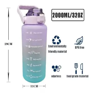TERMO AGUA 2 LITROS MAS  STICKER
