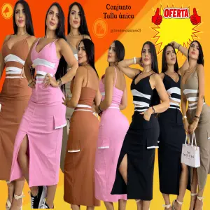 REF SAR CONJUNTO DE FALDA CON OJAL