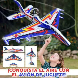 AVION ARMABLE Y RECARGABLE.