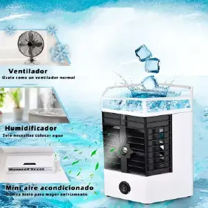 Mini Purificador Aire Frio Acondicionado