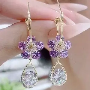 ARETES DIAMANTE MARGARITA