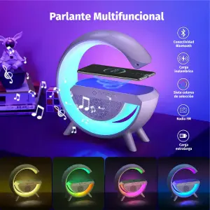 PARLANTE BLUETOOTH CON CARGADOR
