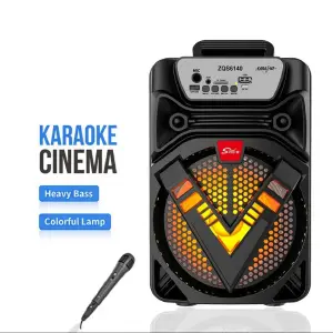 PARLANTE PORTATIL BLUETOOTH MIC KARAOKE