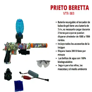 Pistola Electrica de Bolas Hidrogel con