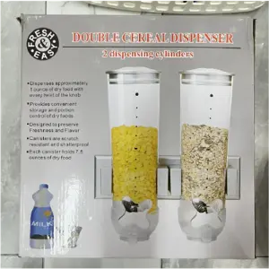DISPENSADOR DE CEREAL DOBLE 32*11 CM