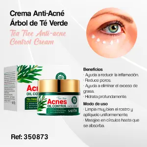 350873-CREMA ANTI-ACNE TE VERDE