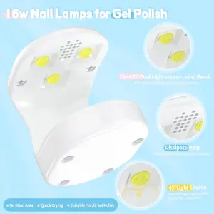 Mini Lampara De Uñas Portátil