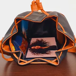 Bolso Cuero Mujer Negro
