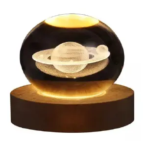 ESFERA LAMPARA DE CRISTAL