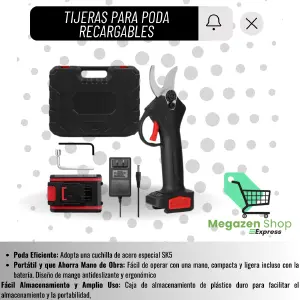 TIJERAS PARA PODA RECARGABLES