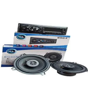 Combo Radio Auto AM, FM y Coaxial de 5"