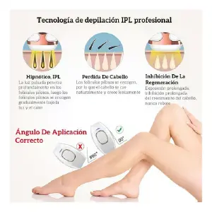 Depiladora de luz pulsada láser