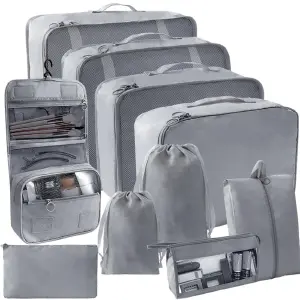 Set organizador de maleta, accesorio x10