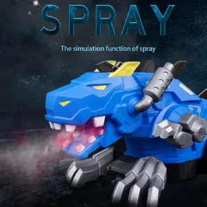 Dinosaurio Dragón Rojo Vapor Luces