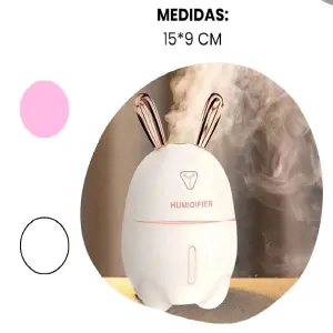 Humificador Diseño Conejo con luz LED