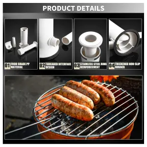 Embutidora Manual de Chorizos y Salchichas: ¡Crea tus propias delicias caseras! - Embutidora manual de chorizos salchichas