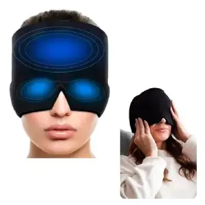 Gorro Para Migraña Alivio Compresa De Ge