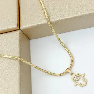 Cadena De Caballero De Tejido Cola De Ra