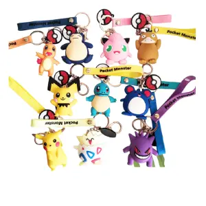 LLAVERO CON CORREA FIGURAS POKEMON SURTI