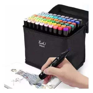 Kit X 60 Marcadores Artísticos De Doble