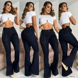 JEANS BOTA CAMPANA STECH K4214