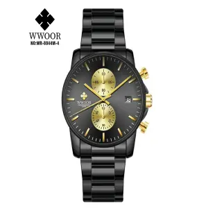 RELOJ WWOOR CRONÓGRAFO METAL HOM NO:WR-8