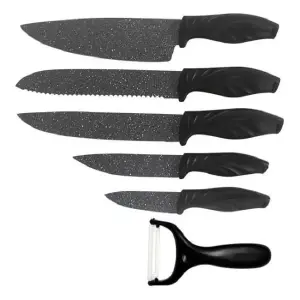 Set Cuchillos Acero Inoxidable x6
