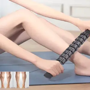 Set 2 en 1 rodillo foam roller de 33 cm