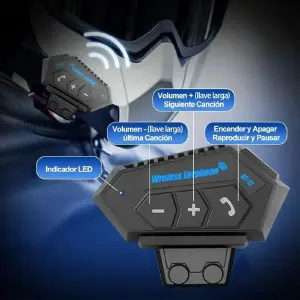 Intercomunicador Inalámbrico Para Casco