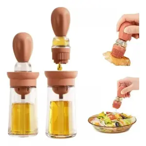 Dispensador Aceite Con Brocha Silicona B